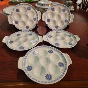 Figgjo Flint Lotte Escargot Plates Rare